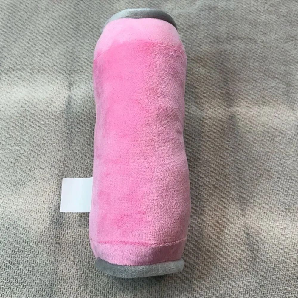 Olipup Cherry Woof Bottle Cruncher Dog Toy NWT Pink Valentine Gift Pet Puppy